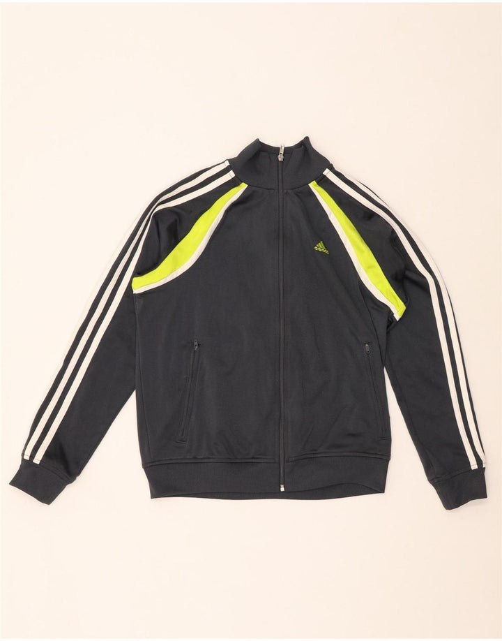 ADIDAS Chaqueta de chándal para niño 13-14 años Gris Poliéster color block