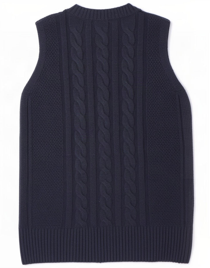 Marks & Spencer Camiseta sin mangas para mujer UK 10 Small Azul marino Poliéster