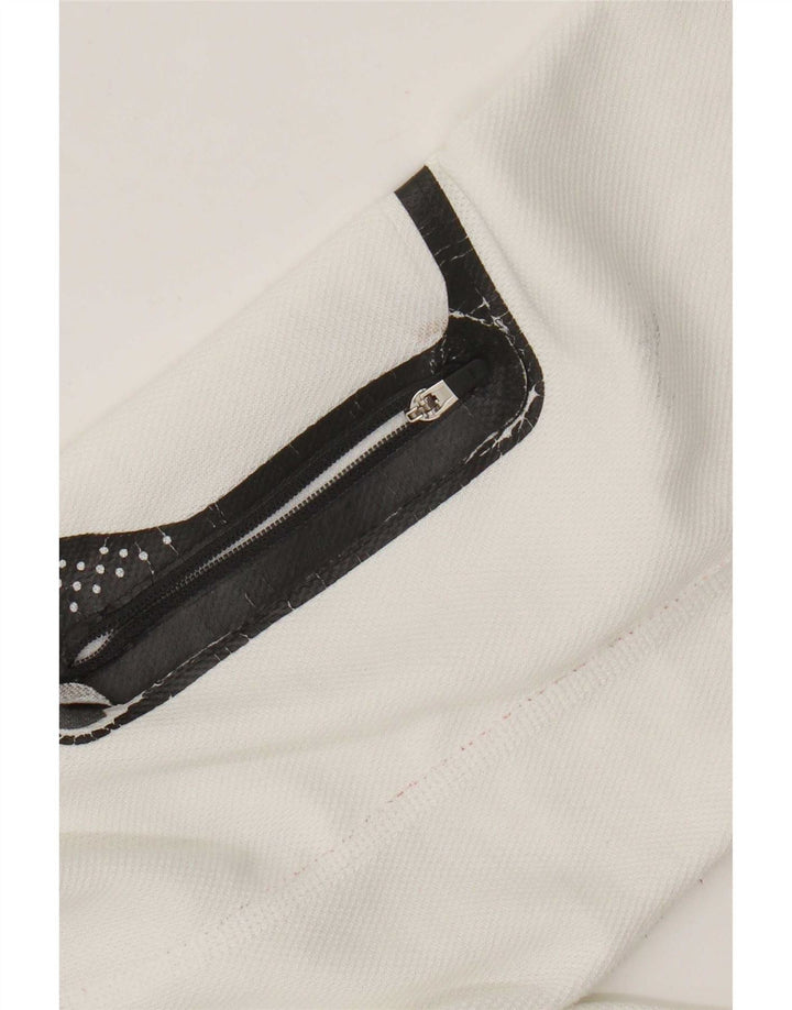 The North Face - Chándal con cremallera y cuello para mujer, talla 40, color blanco