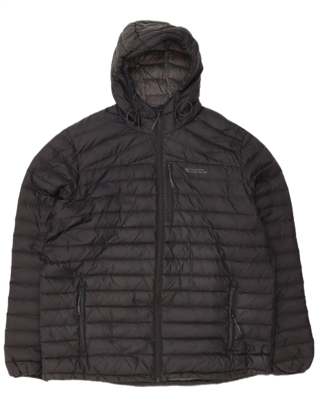 MOUNTAIN WAREHOUSE Chaqueta acolchada con capucha para hombre UK 42 XL Poliéster negro