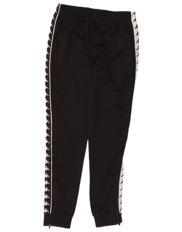Kappa Pantalones de Chándal para Mujer Joggers UK 10 Small Black Colourblock
