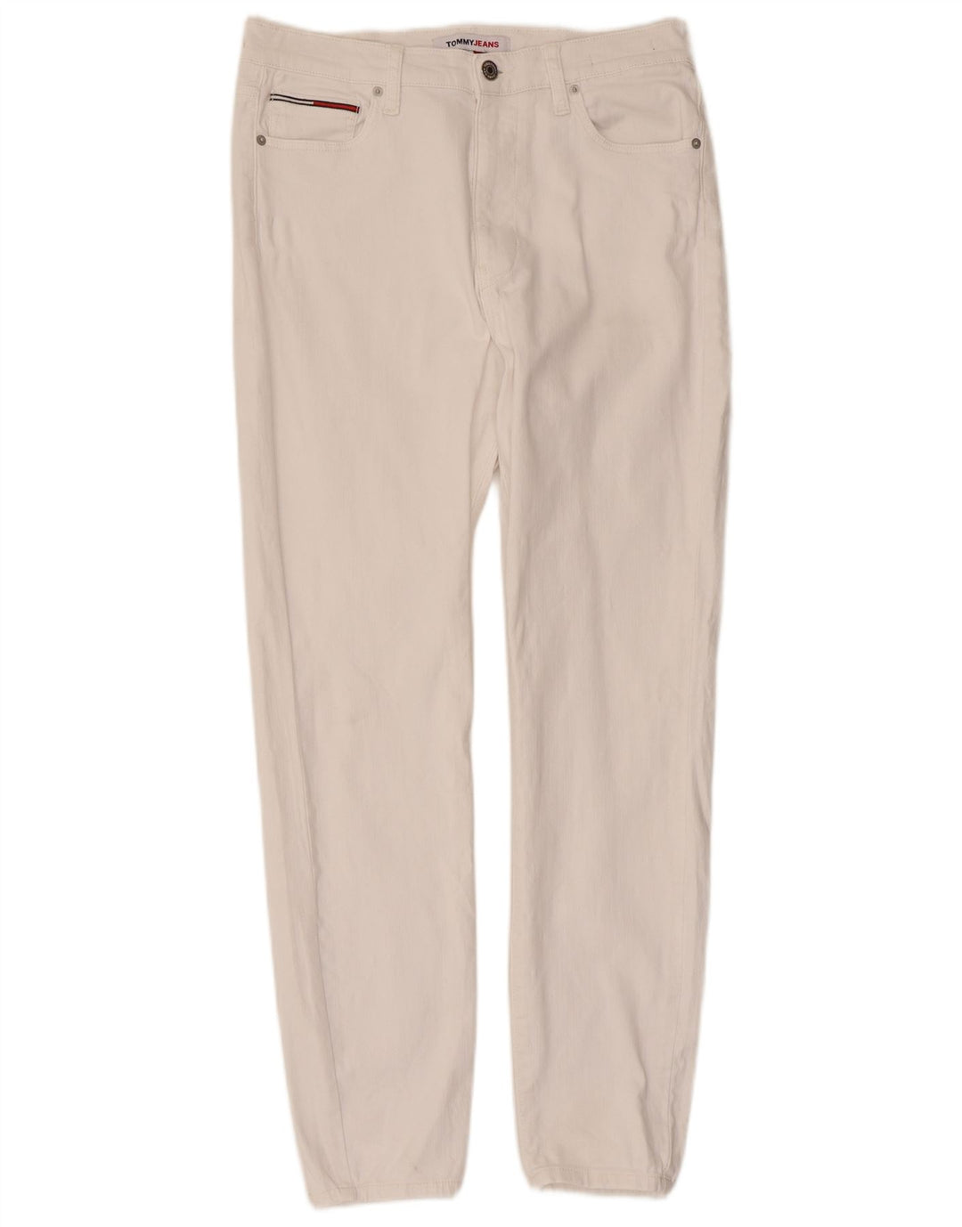 Vaqueros ajustados para mujer Tommy Hilfiger W32 L30 Algodón blanco