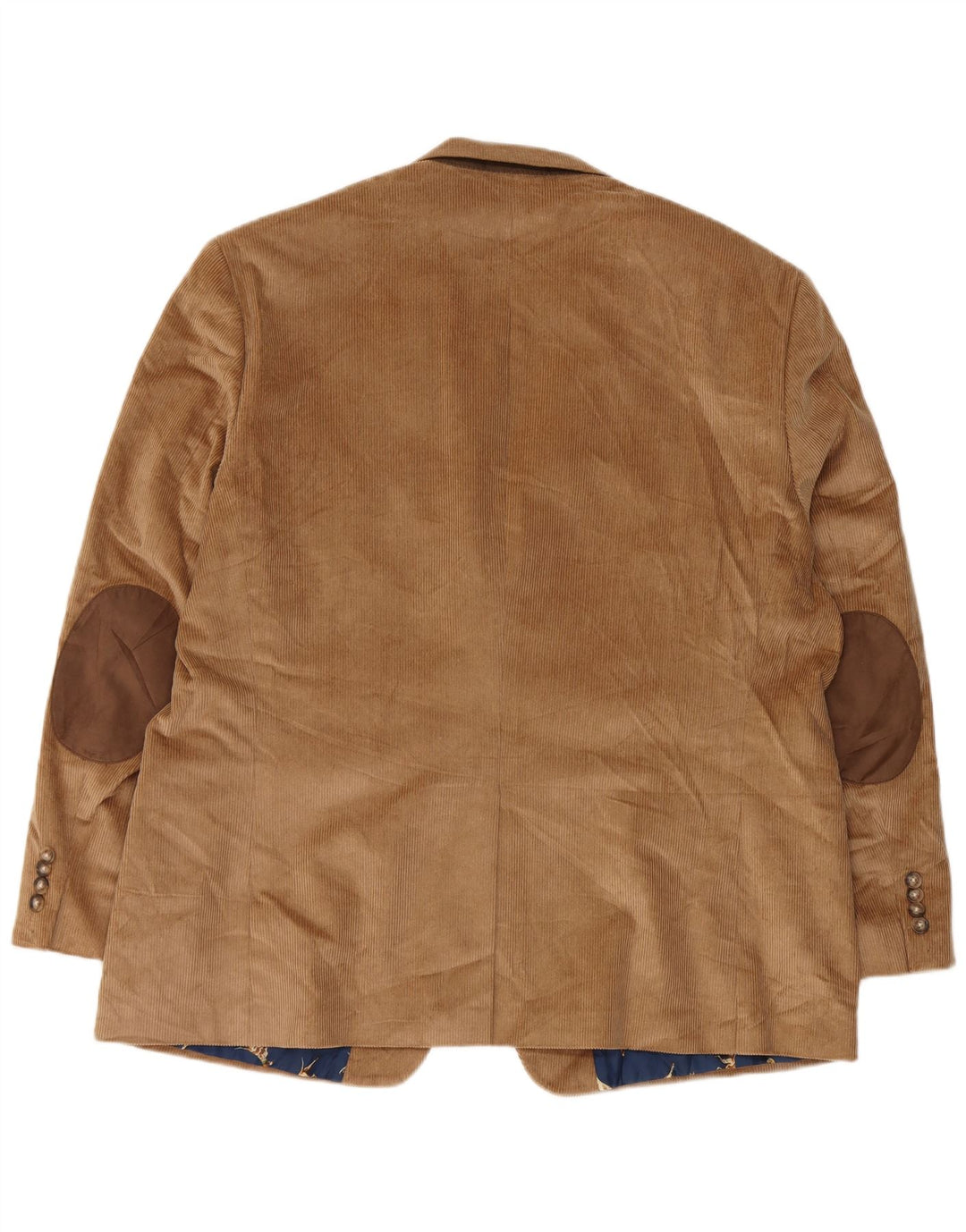 CHAPS Chaqueta tipo blazer de pana con 2 botones para hombre UK 48 4XL Algodón marrón