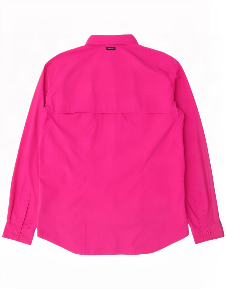 Camisa Columbia para mujer UK 46 Large Pink Nylon
