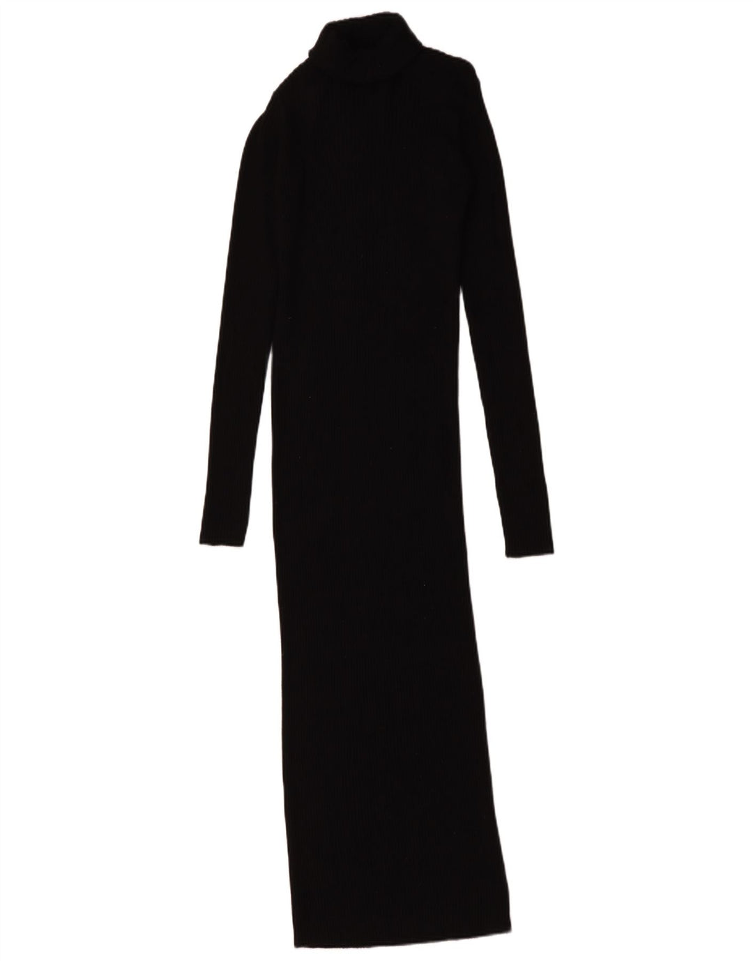 Zara Vestido Maxi Jumper para Mujer UK 8 Small Negro