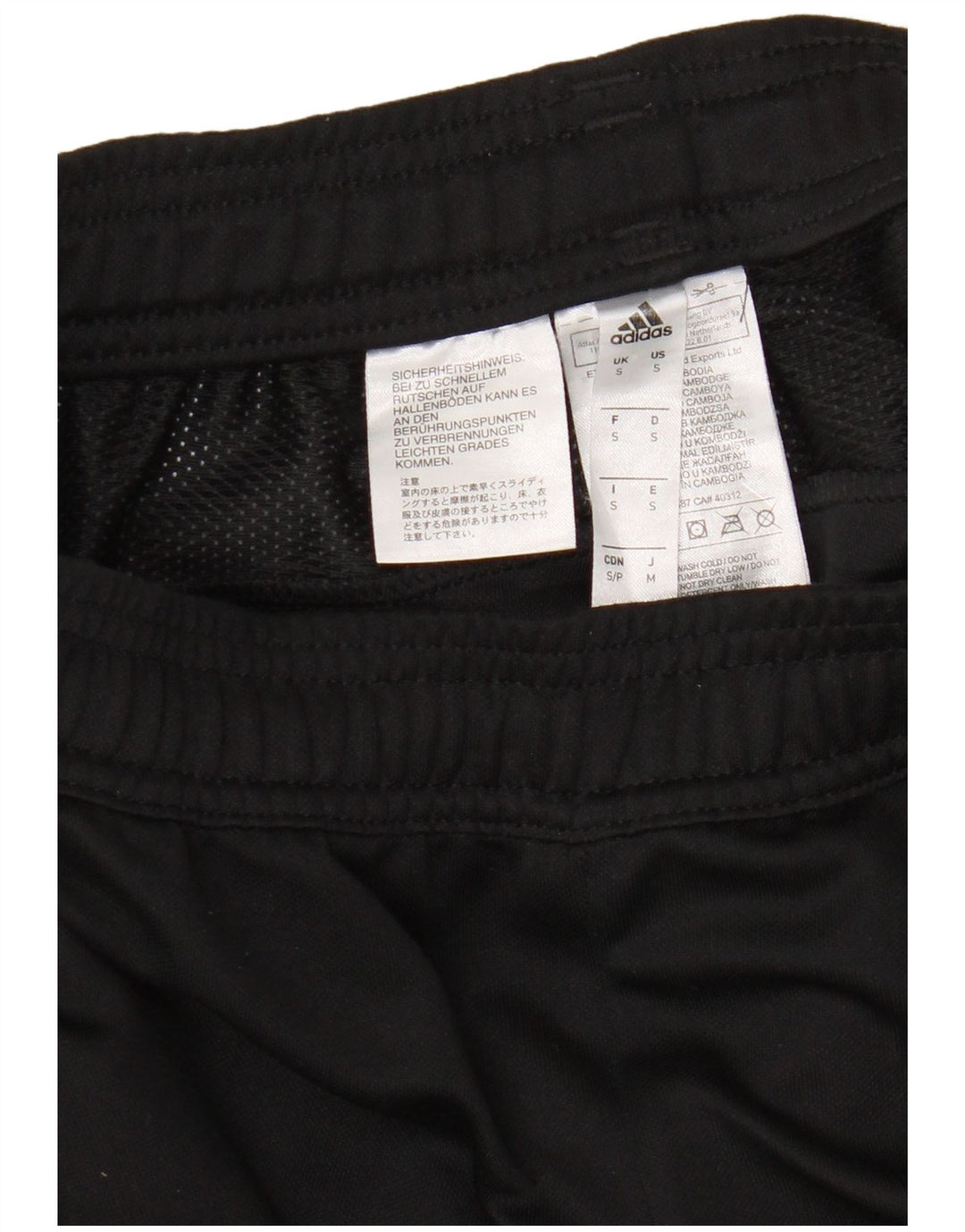 Adidas Mens Climacool Chándal Pantalones Pequeños Negro Poliéster