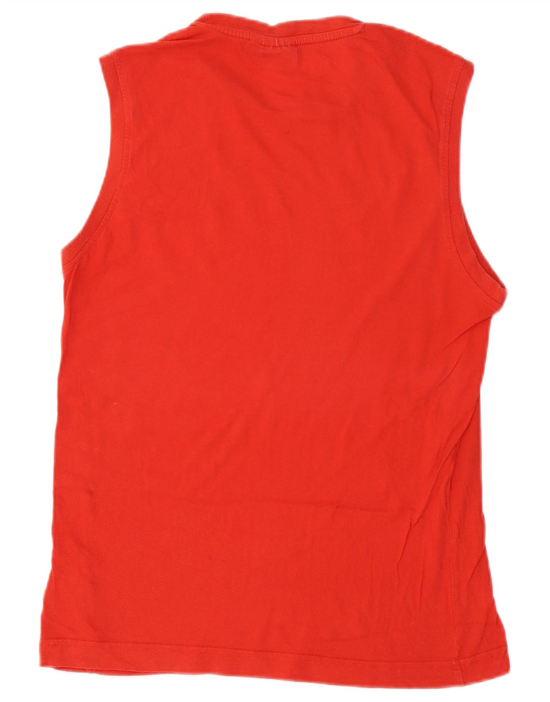 Puma Hombre Gráfico Chaleco Superior Medio Algodón Rojo