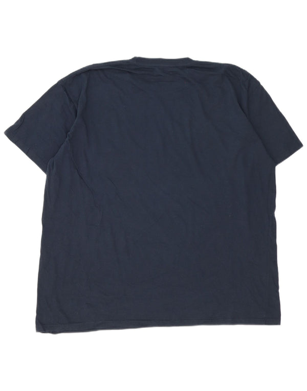 Hard Rock Cafe Camiseta gráfica Ibiza para hombre Top 2XL Algodón azul marino