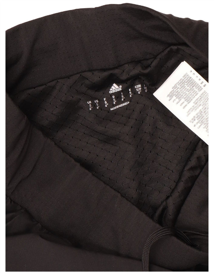 Adidas Pantalones cortos deportivos para mujer UK 10 Small Black Poliéster