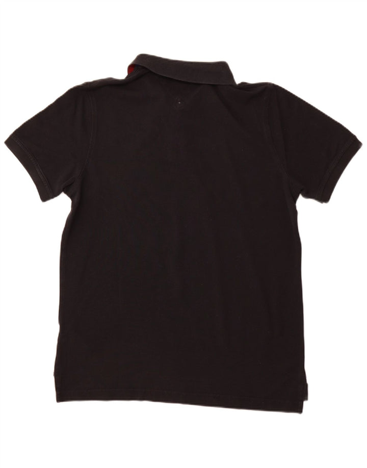 TOMMY HILFIGER Polo Slim Fit para Mujer Grande Algodón Negro