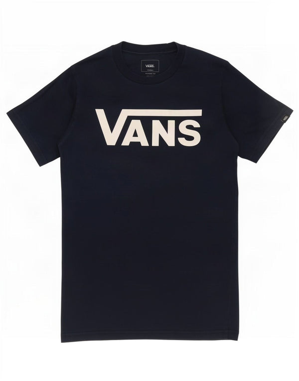 Vans Camiseta estampada de corte clásico para hombre Top XS Algodón azul marino