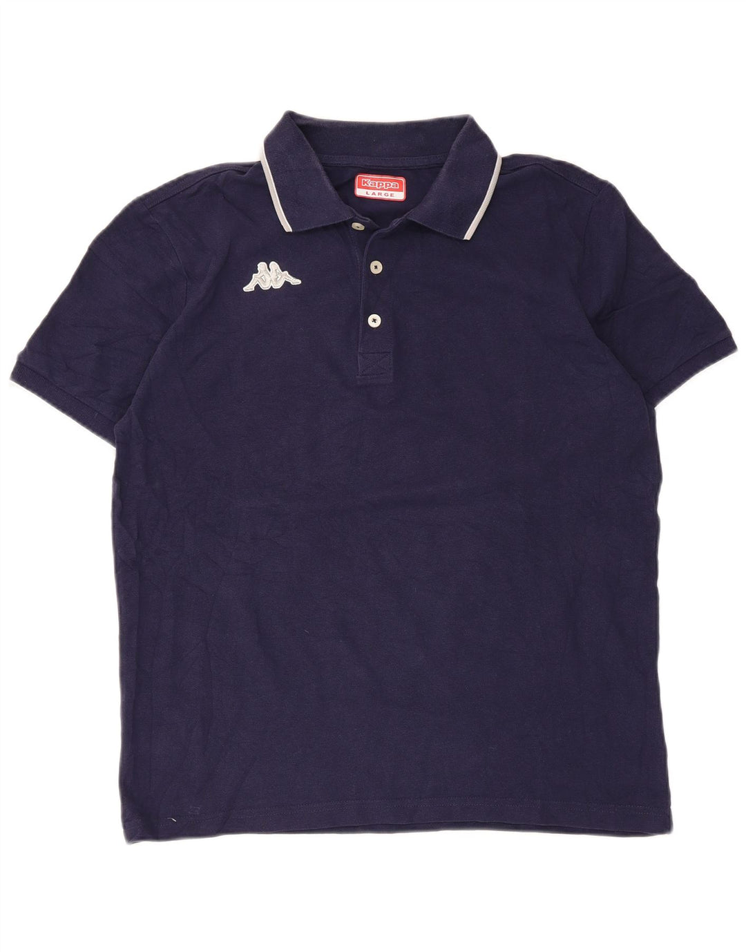 Kappa Polo para hombre grande azul marino