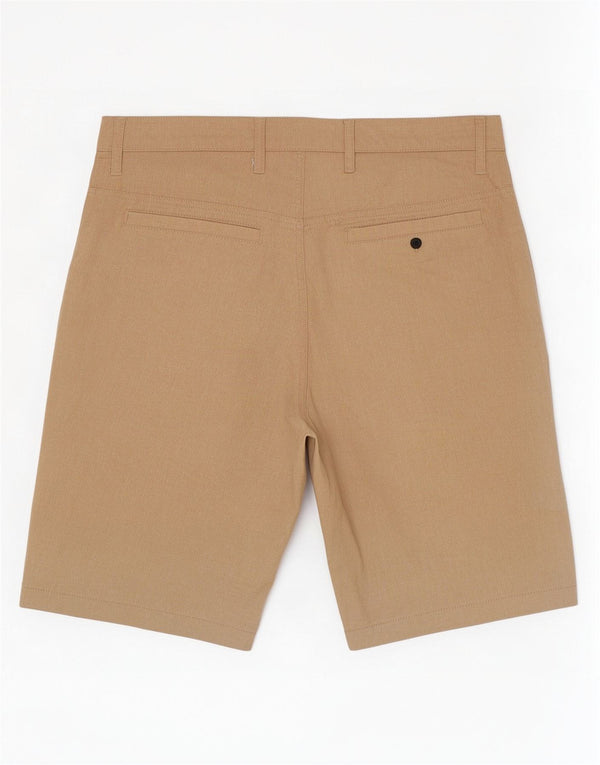 Hurley Pantalones cortos chinos para hombre W30 Poliéster beige medio