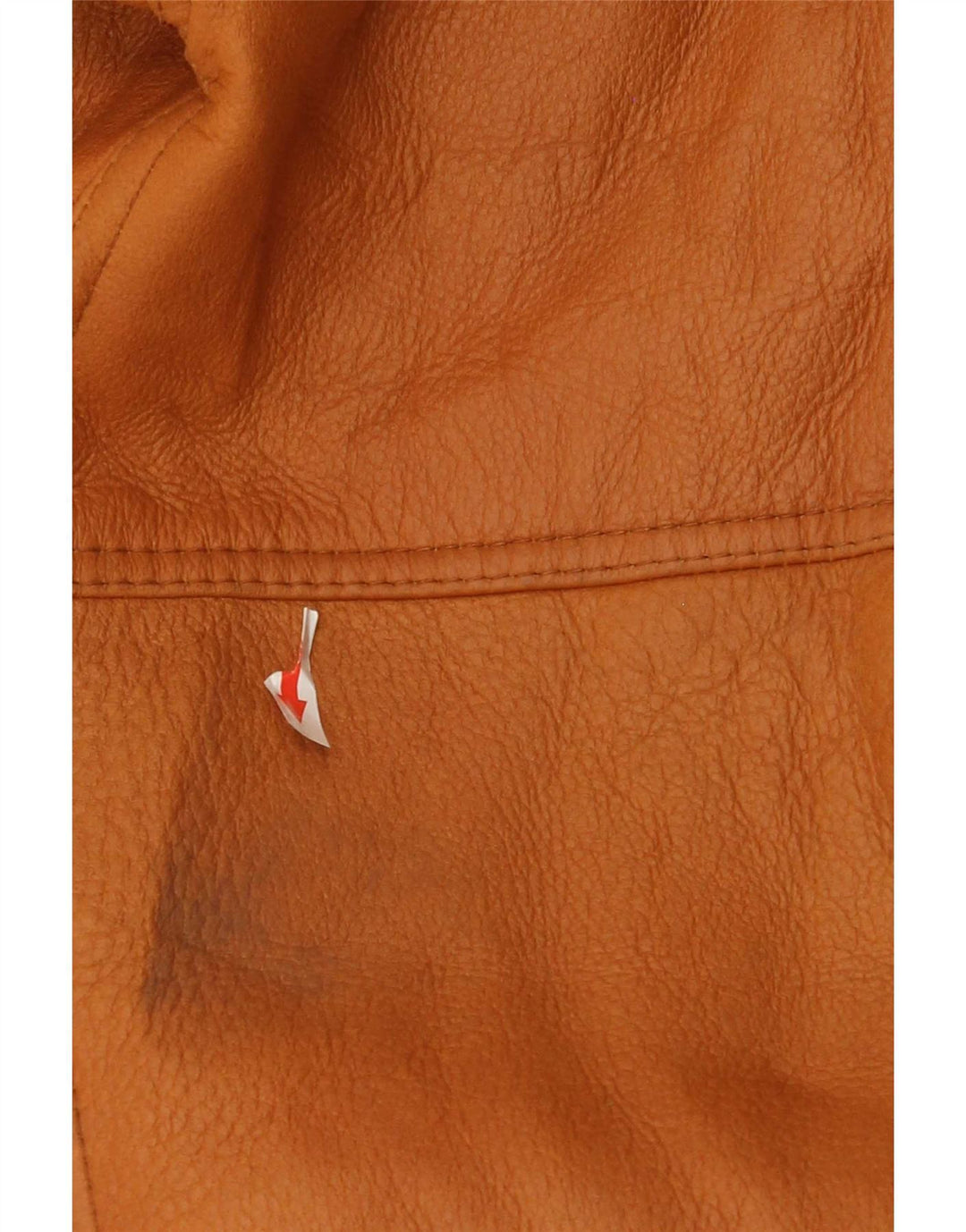 Chaqueta de piel de oveja vintage para hombre IT 52 XL Marrón