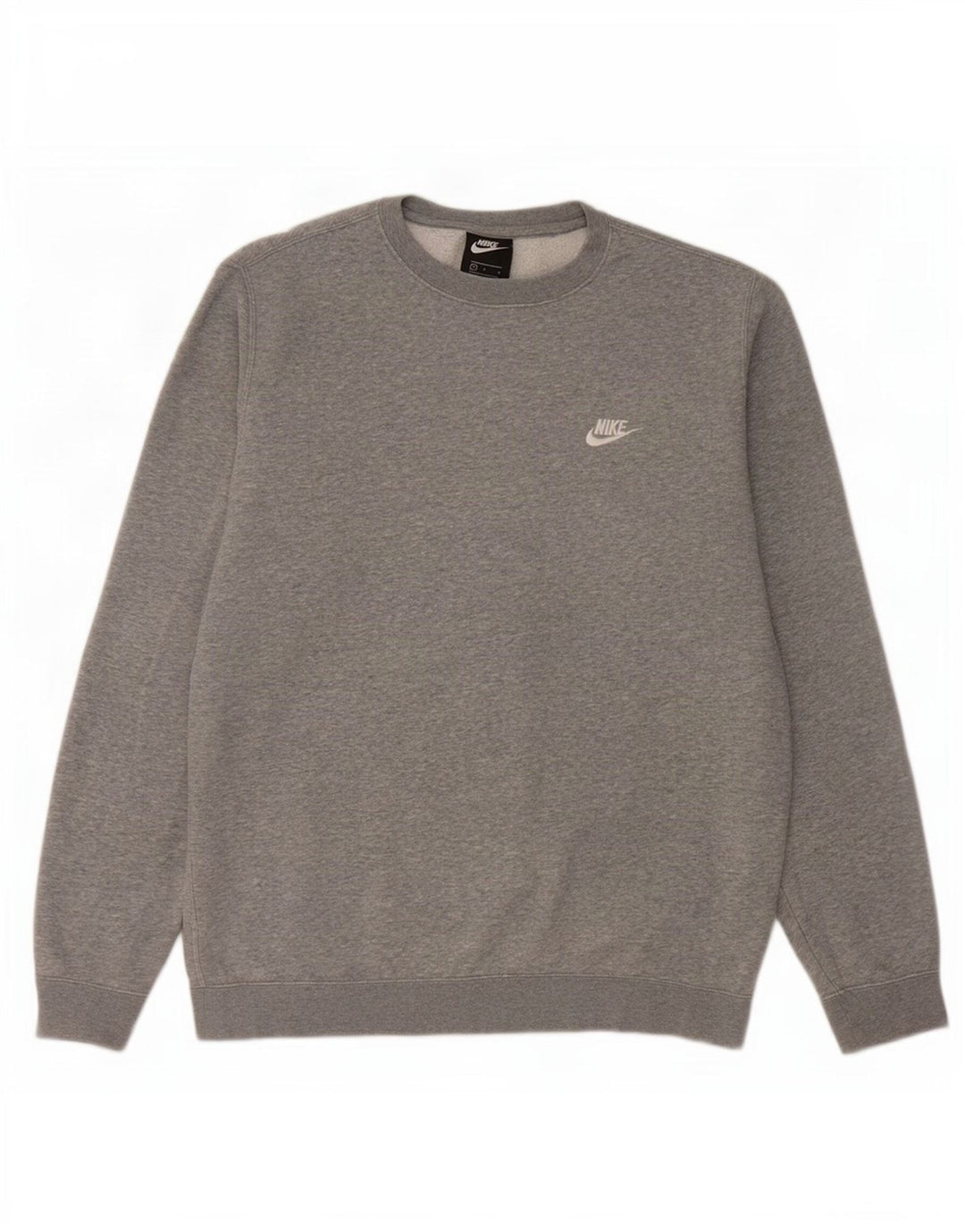 Nike - Sudadera tipo jersey para hombre, talla grande, algodón moteado gris