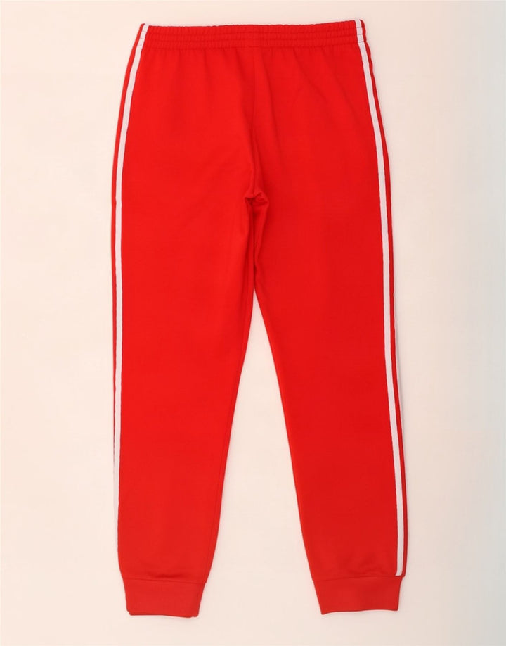 Adidas Hombre Chándal Pantalones Joggers Grande Rojo Poliéster