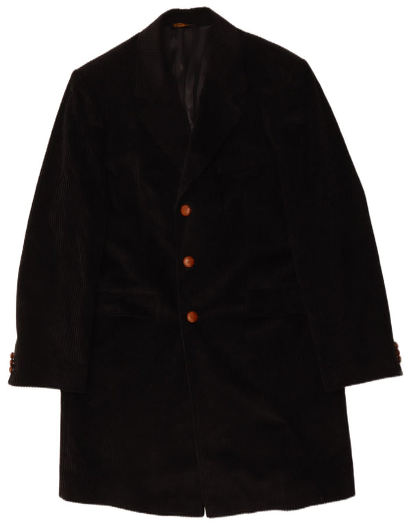 Velluto Duca Visconti Abrigo de pana para hombre IT 58 4XL Negro