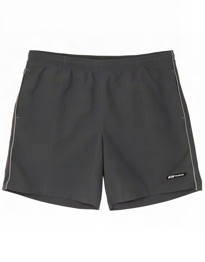 Bañador Reebok Hombre Grande Gris Poliéster