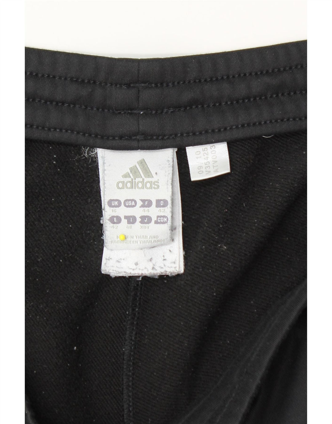 Adidas Pantalones de chándal para mujer UK 46 Large Poliéster negro