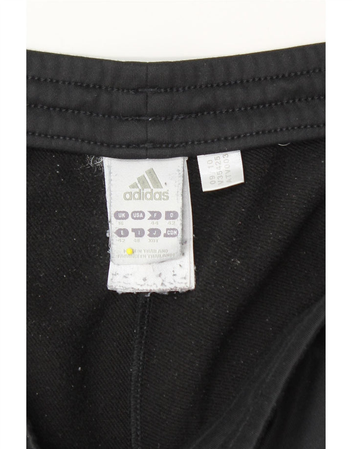 Adidas Pantalones de chándal para mujer UK 46 Large Poliéster negro