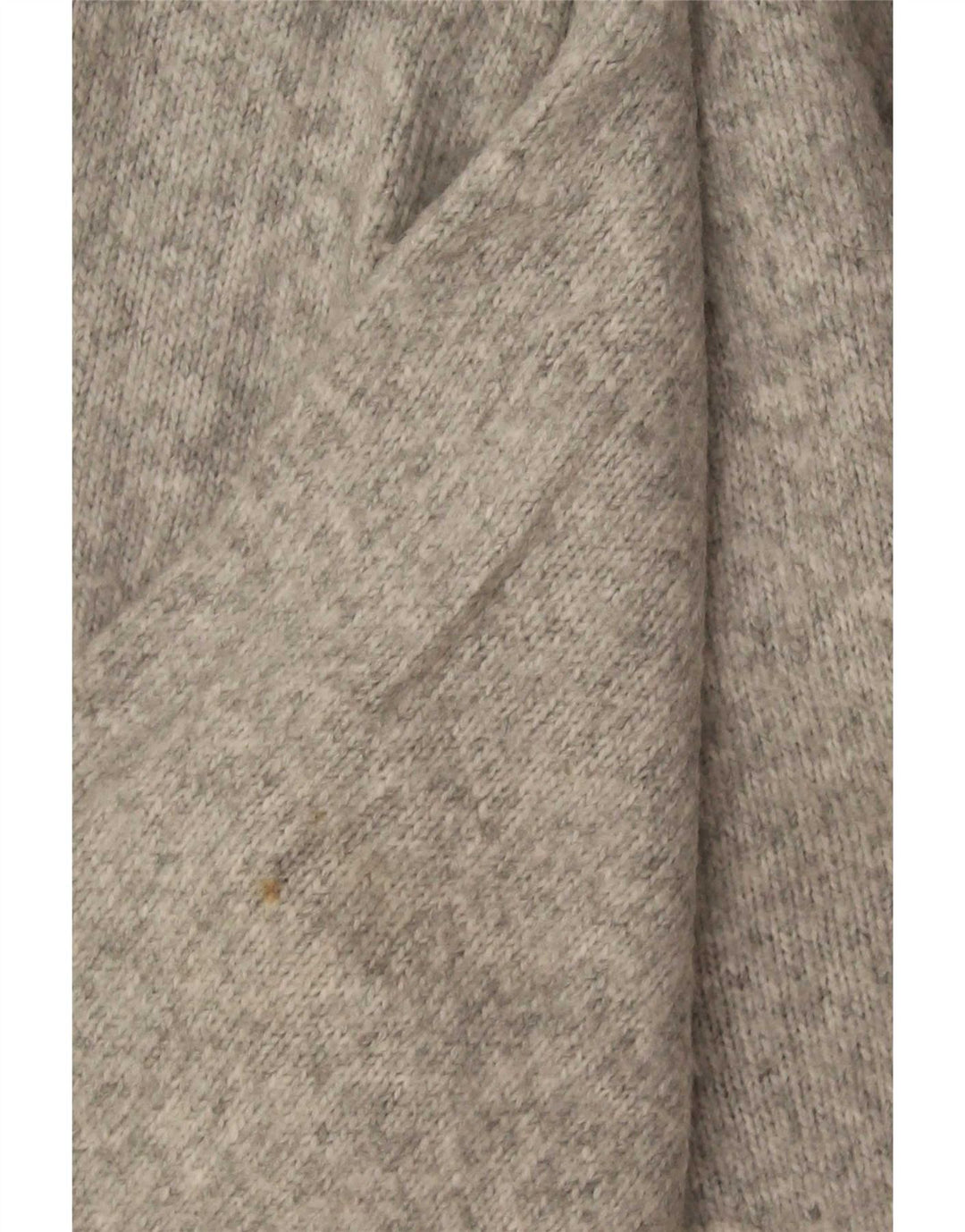 Zara Hombre Jersey Con Cuello En V Jersey Pequeño Gris Acrílico