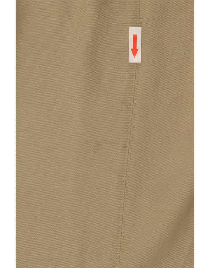 Zara Mujer Joggers Pantalones Casuales Medianos W28 L26 Poliéster Caqui