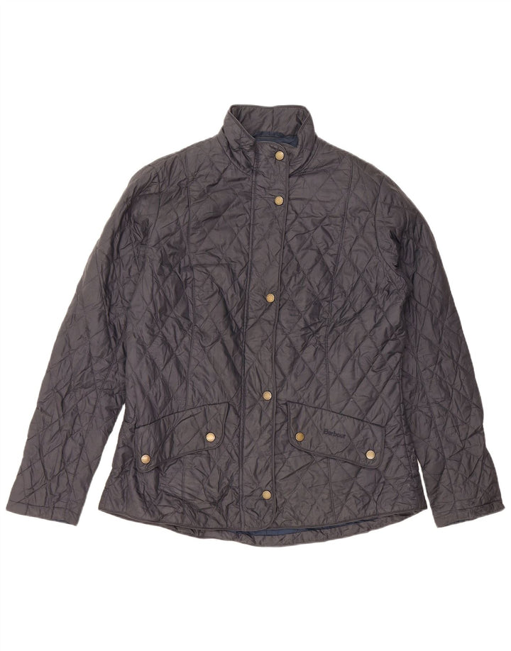 BARBOUR Chaqueta acolchada para mujer Reino Unido 40 Grande Azul marino