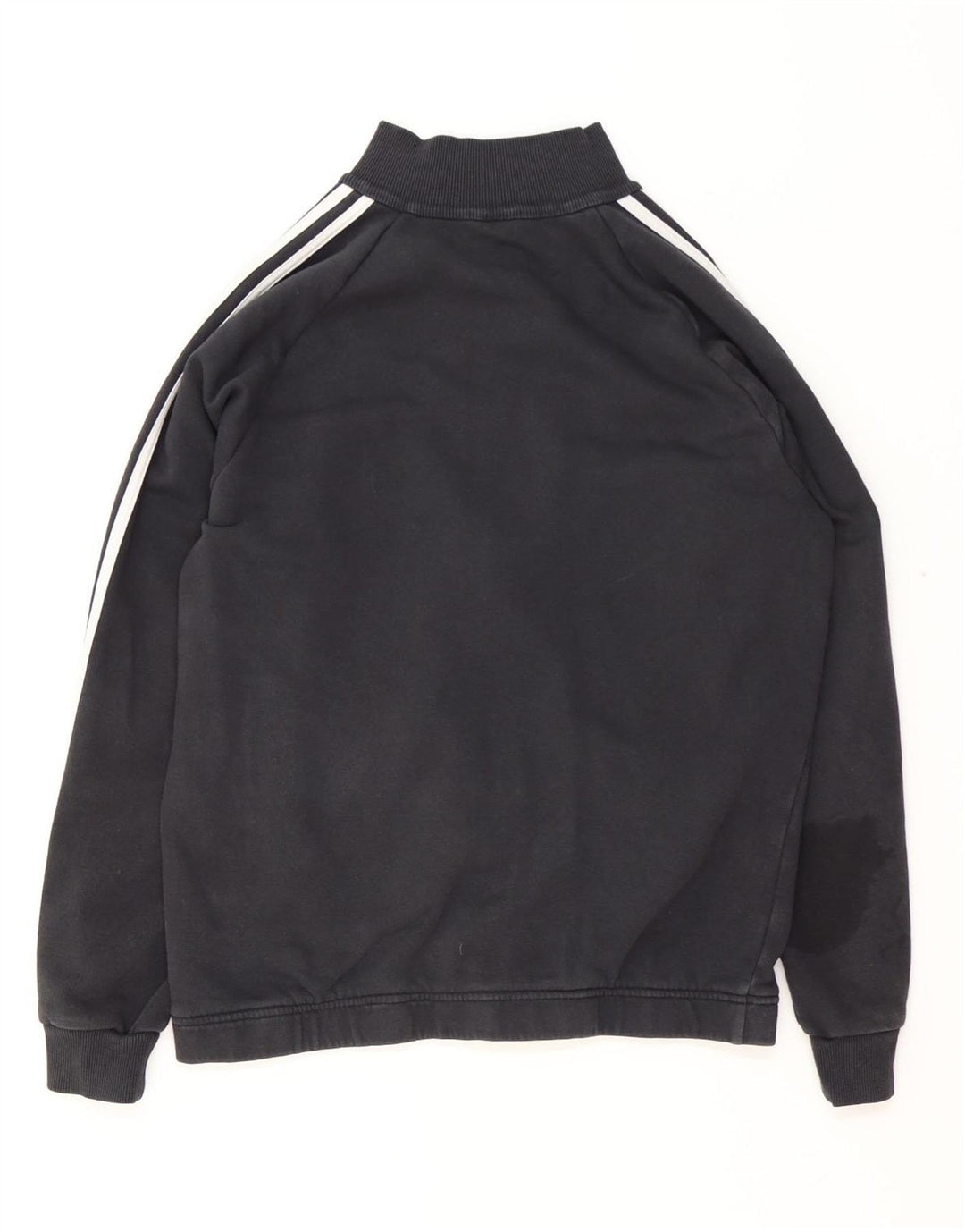 ADIDAS Chaqueta superior de chándal para hombre UK 42/44 Algodón color block mediano negro