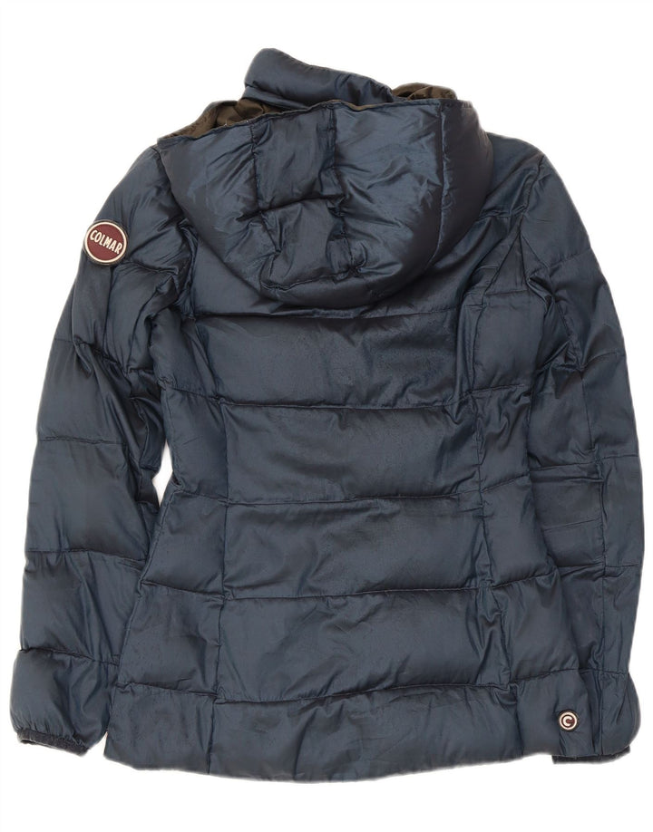 Colmar Chaqueta acolchada con capucha para mujer EU 38 Small Azul marino