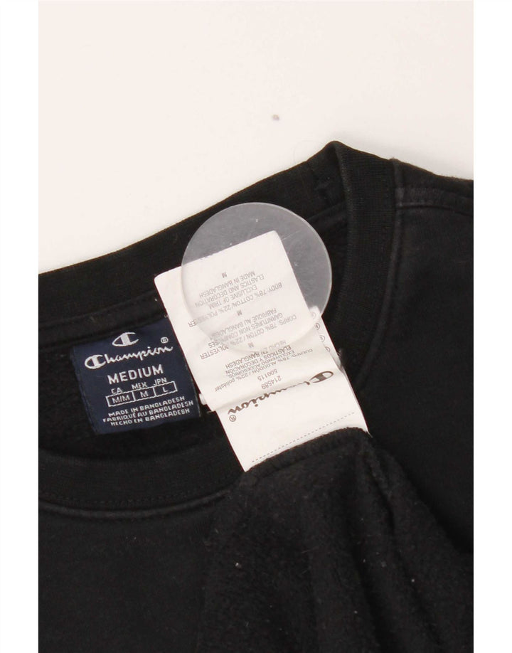 Champion Sudadera para mujer Jumper UK 12 Medium Negro Algodón