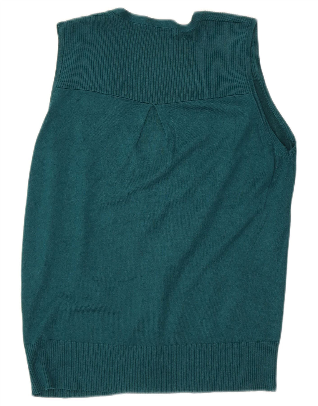 Marks & Spencer - Cárdigan sin mangas para mujer, talla 40, color verde medio