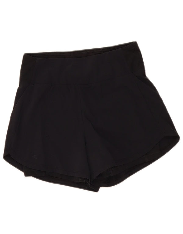 Nike Pantalones cortos deportivos Dri Fit para mujer UK 4 XS Negro Nylon Deportes