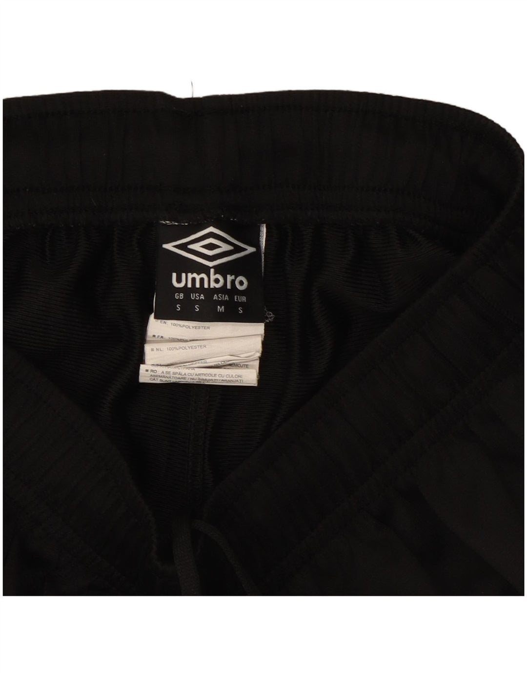 UMBRO Shorts deportivos para hombre Small Black Colorblock