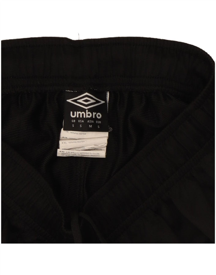 UMBRO Shorts deportivos para hombre Small Black Colorblock