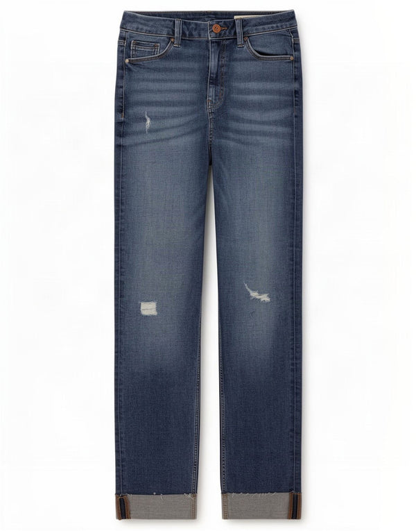 Marks & Spencer Womens The Harper Slim Jeans UK 10 Small W28 L28 Blue