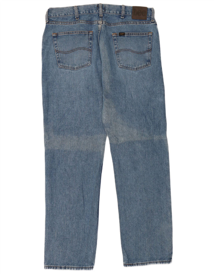 LEE Vaqueros rectos de corte regular para hombre W35 L32 Algodón azul