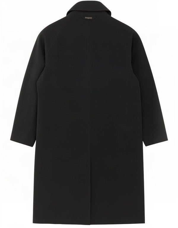 Bugatti Mens Overcoat IT 56 3XL Black Polyester
