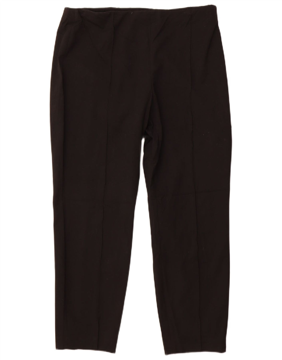 CALVIN KLEIN Pantalones casuales delgados para mujer US 14 XL W34 L27 Poliéster negro