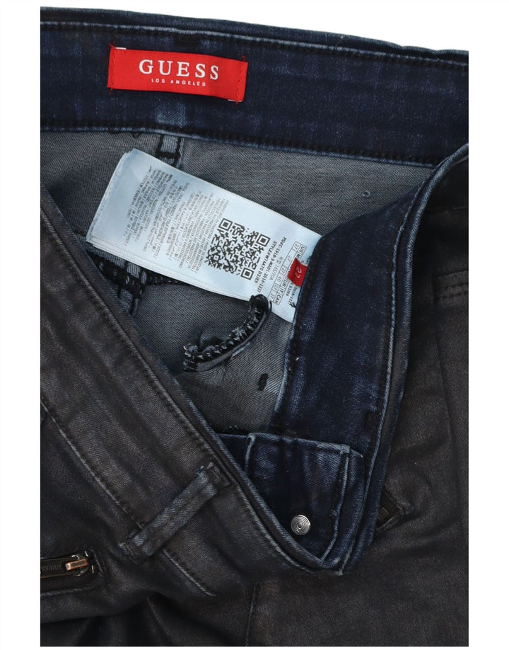 Vaqueros Guess Mujer Slim W27 L32 Azul Marino Algodón