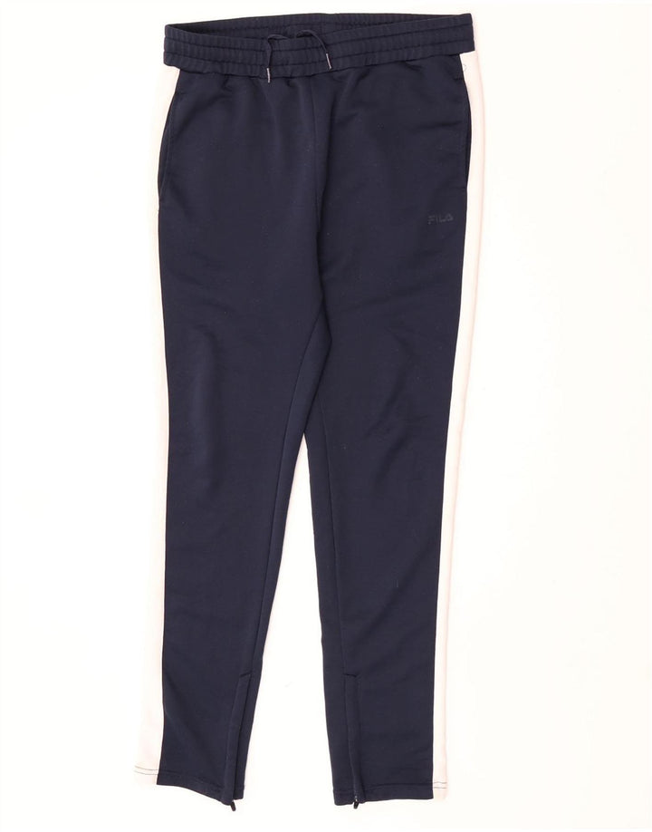 Fila Hombre Pantalones De Chándal Medio Azul Marino Colorblock Poliéster