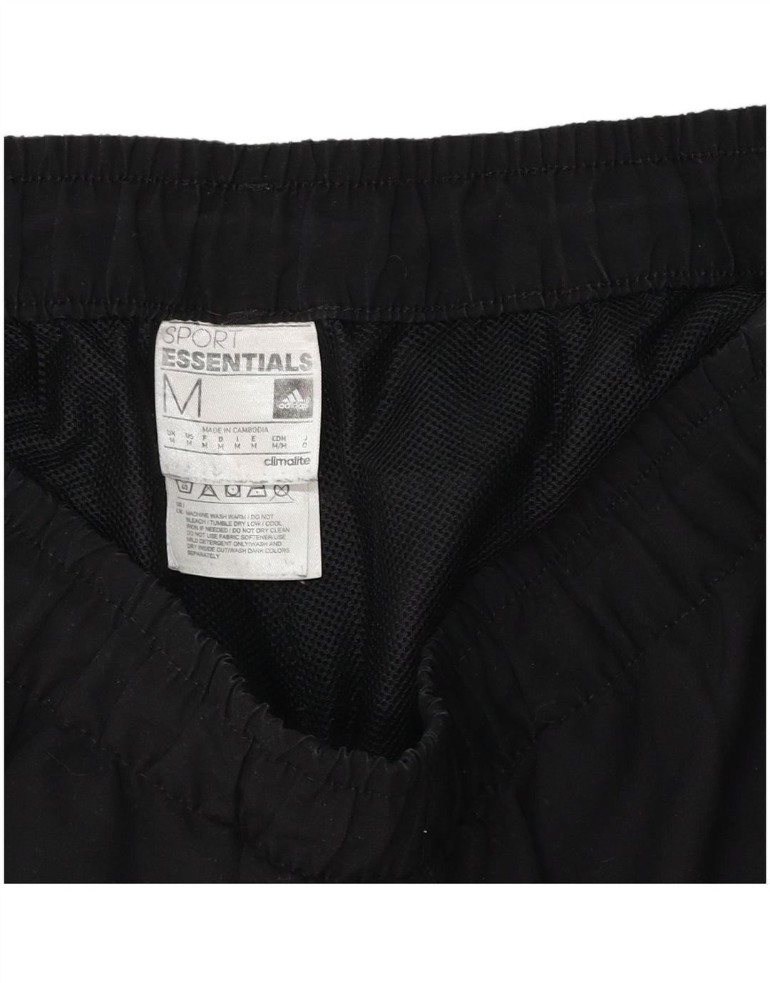 Adidas Mens Climalite Sport Shorts Medio Negro Poliéster