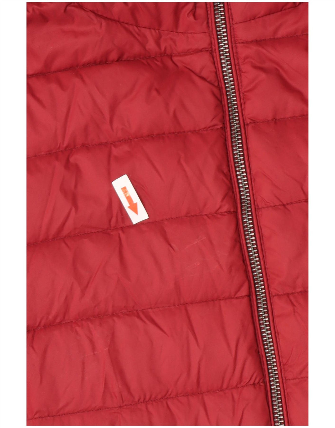 Massimo Dutti Chaqueta Acolchada con Capucha para Mujer UK 44 Large Borgoña