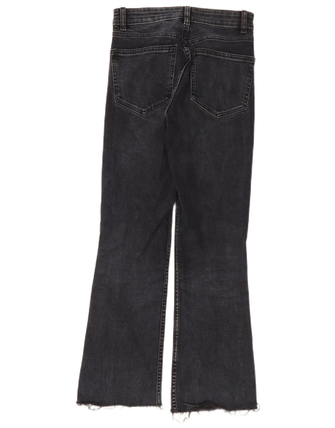 Zara Jeans Acampanados Para Mujer EU 38 Small W28 L26 Negro