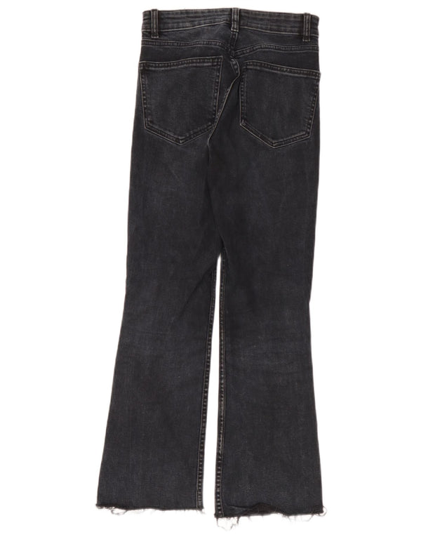 Zara Jeans Acampanados Para Mujer EU 38 Small W28 L26 Negro