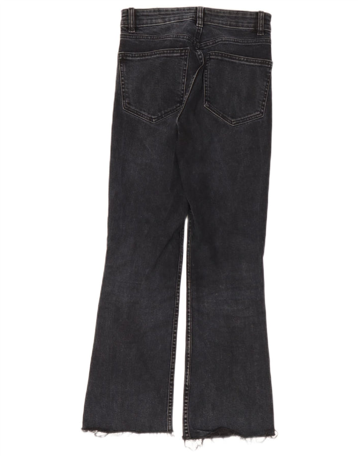 Zara Jeans Acampanados Para Mujer EU 38 Small W28 L26 Negro