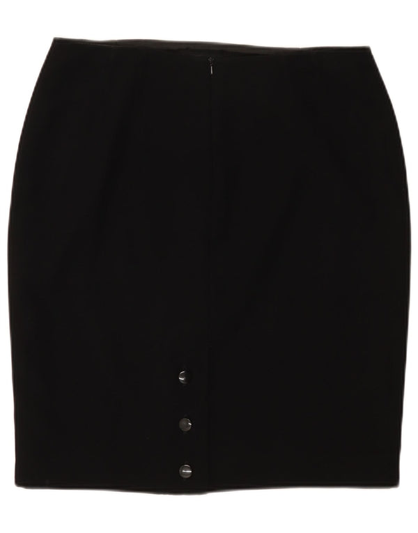 Minuet Falda lápiz para mujer UK 44 Grande W32 Poliéster negro