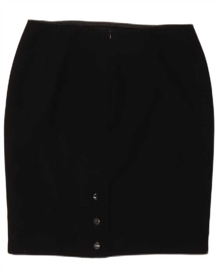 Minuet Falda lápiz para mujer UK 44 Grande W32 Poliéster negro
