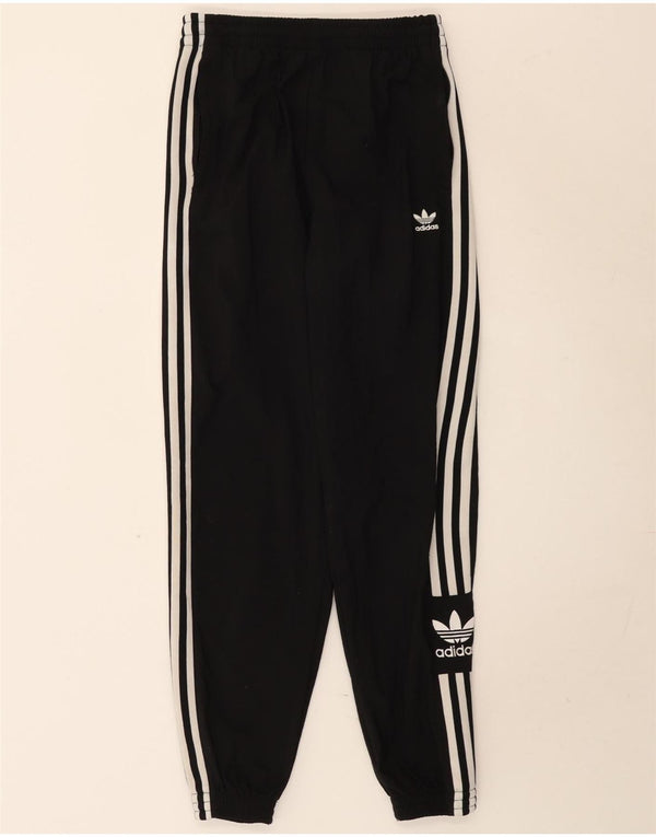 Adidas Pantalones de chándal para mujer Joggers UK 8 Small Black Nylon