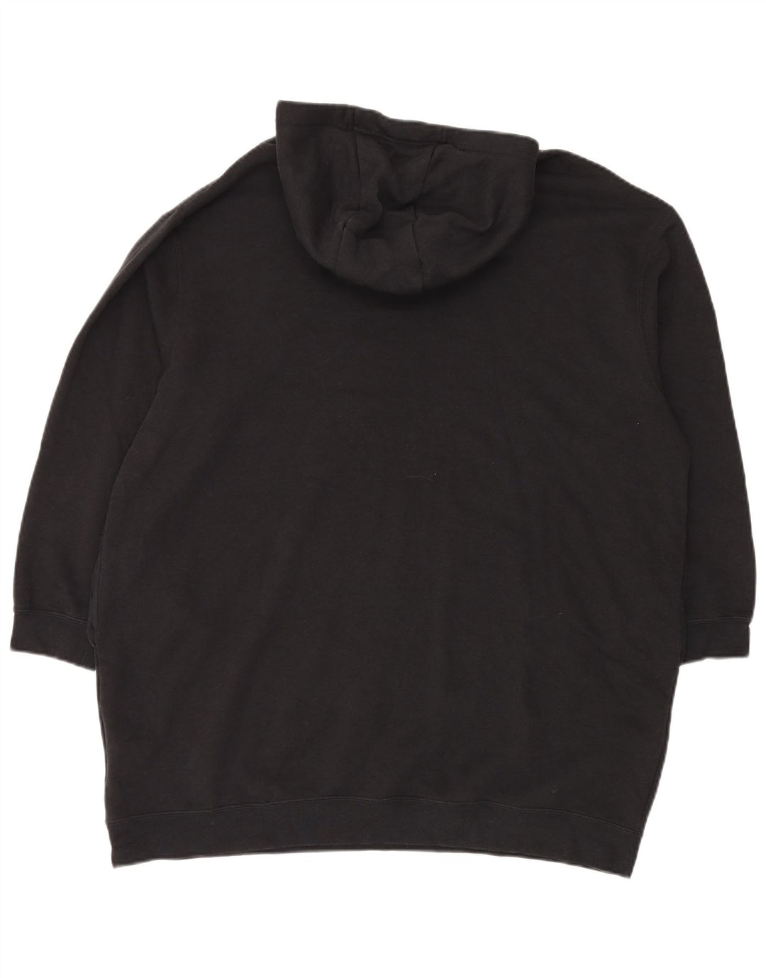 NIKE - Sudadera con capucha para mujer, extragrande, larga, con gráfico, talla 40, color negro