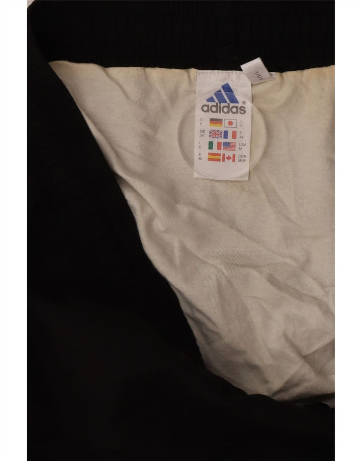 Adidas - Pantalones cortos deportivos para hombre, talla grande, poliéster negro